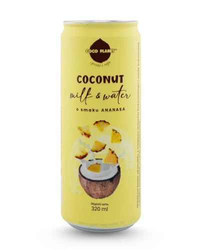 Przejdź do produktu Coco Planet Coconut milk&water drink Ananas 320ml