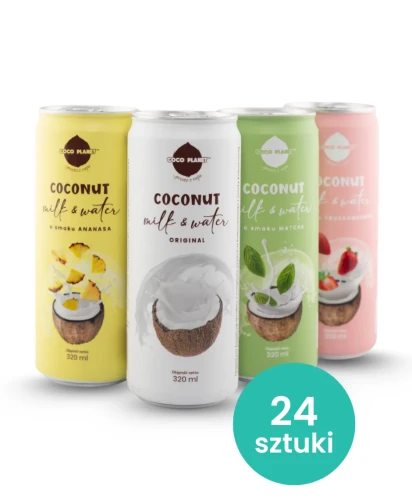 Przejdź do produktu Coco Planet Coconut milk&water - MIX 4 smaków 24x320ml