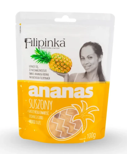 Przejdź do produktu Filipinka Ananas Suszony 100g