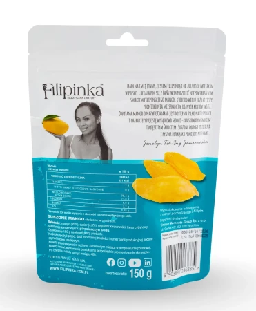 Filipinka Mango Suszone 150g nutri.webp