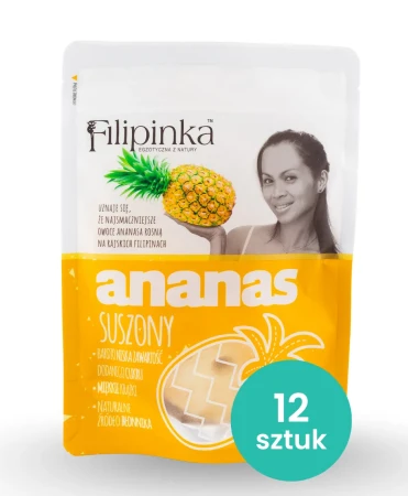 Filipinka Ananas Suszony 150g ilosc.webp