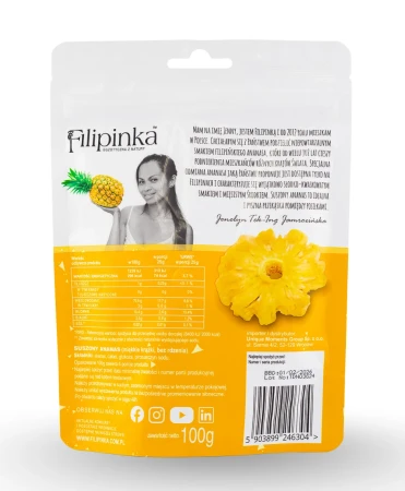 Filipinka Ananas Suszony 100g nutri.webp