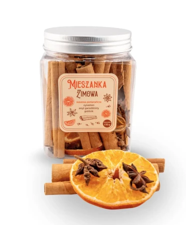 Mieszanka zimowa przypraw z suszoną pomarańczą w słoiku PET 150g (1) (1).webp