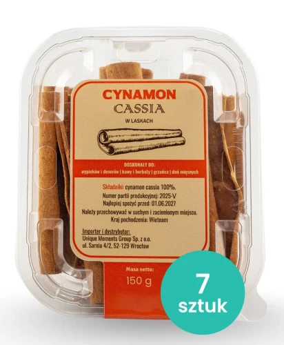 Przejdź do produktu Smaki z daleka Cynamon Cassia w laskach 7x150g