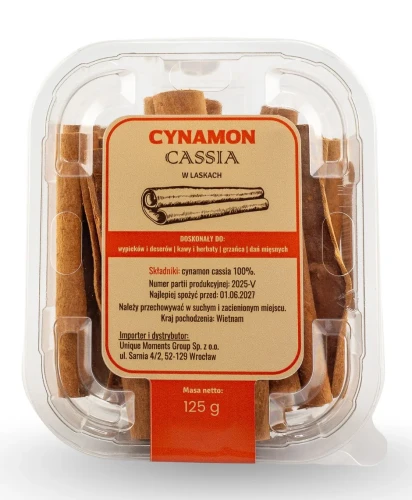 Przejdź do produktu Smaki z daleka Cynamon Cassia w laskach 125g