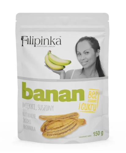 Przejdź do produktu Filipinka Banan Suszony bez cukru 150g
