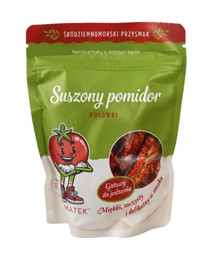 Przejdź do produktu Tomatek Suszony pomidor połówki 150g