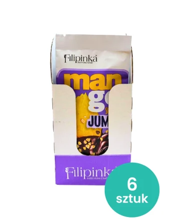 Filipinka Mango Jumbo Suszone w czekoladzie z migdałami 6x19g.webp