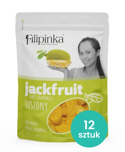 Przejdź do produktu Filipinka Jackfruit (owoc chlebowca) Suszony 12x150g