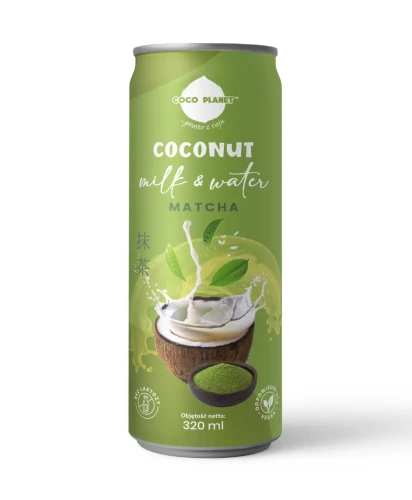 Przejdź do produktu Coco Planet Coconut milk&water Matcha edition 320ml