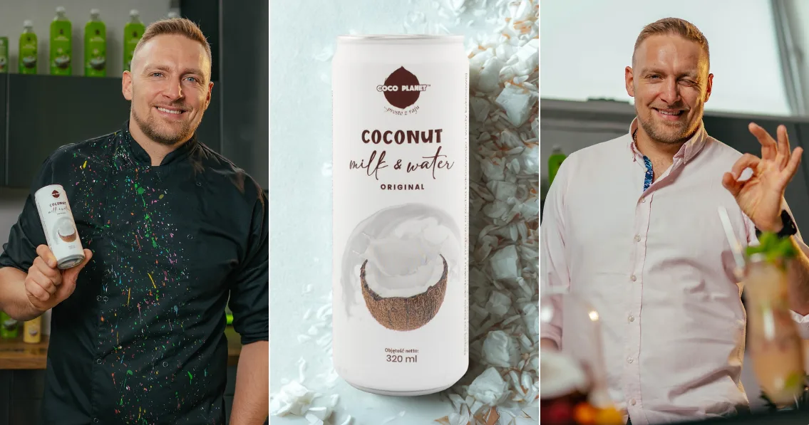 Koktajle coconut milk&water