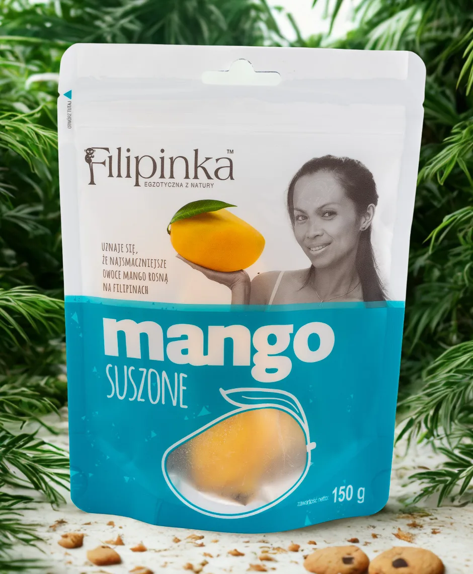 Filipinka Mango Suszone 150g tlo.webp