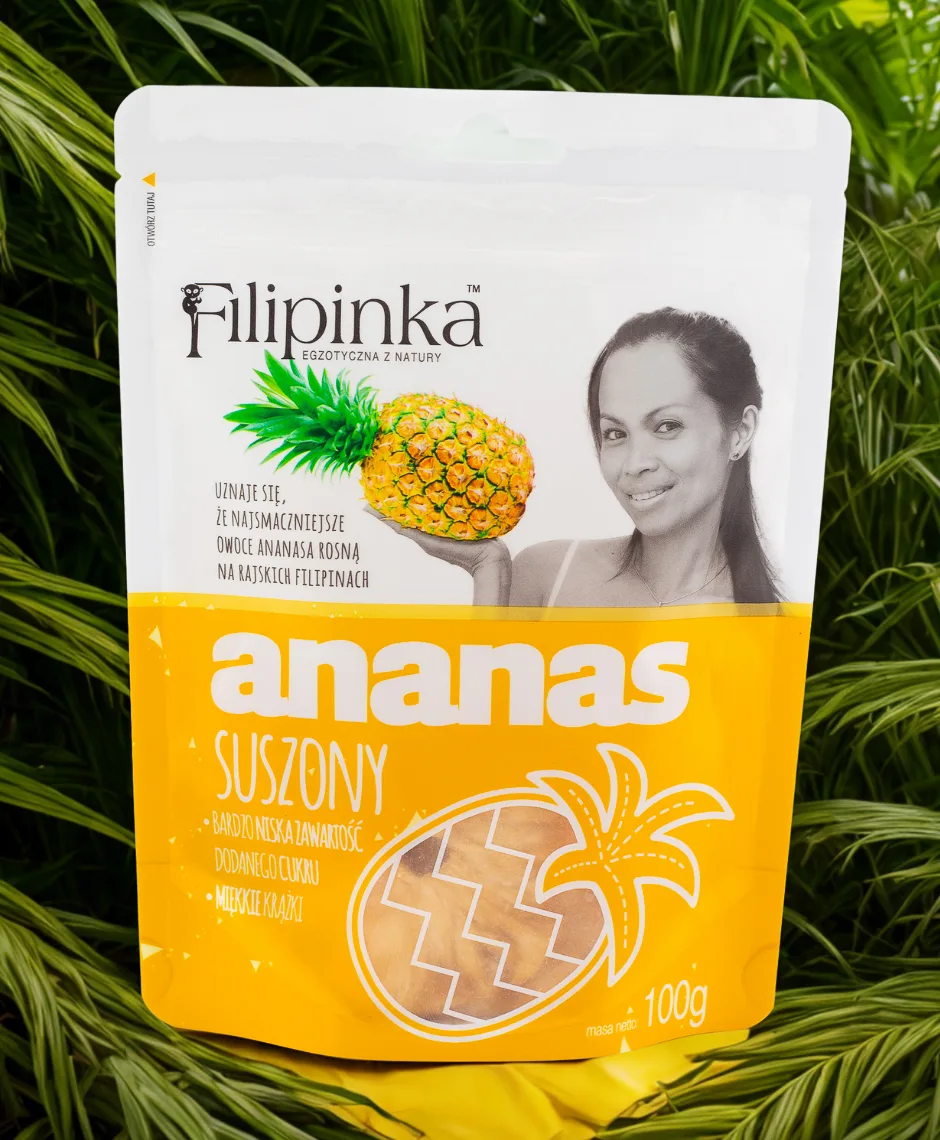 Filipinka Ananas Suszony 100g tlo.webp