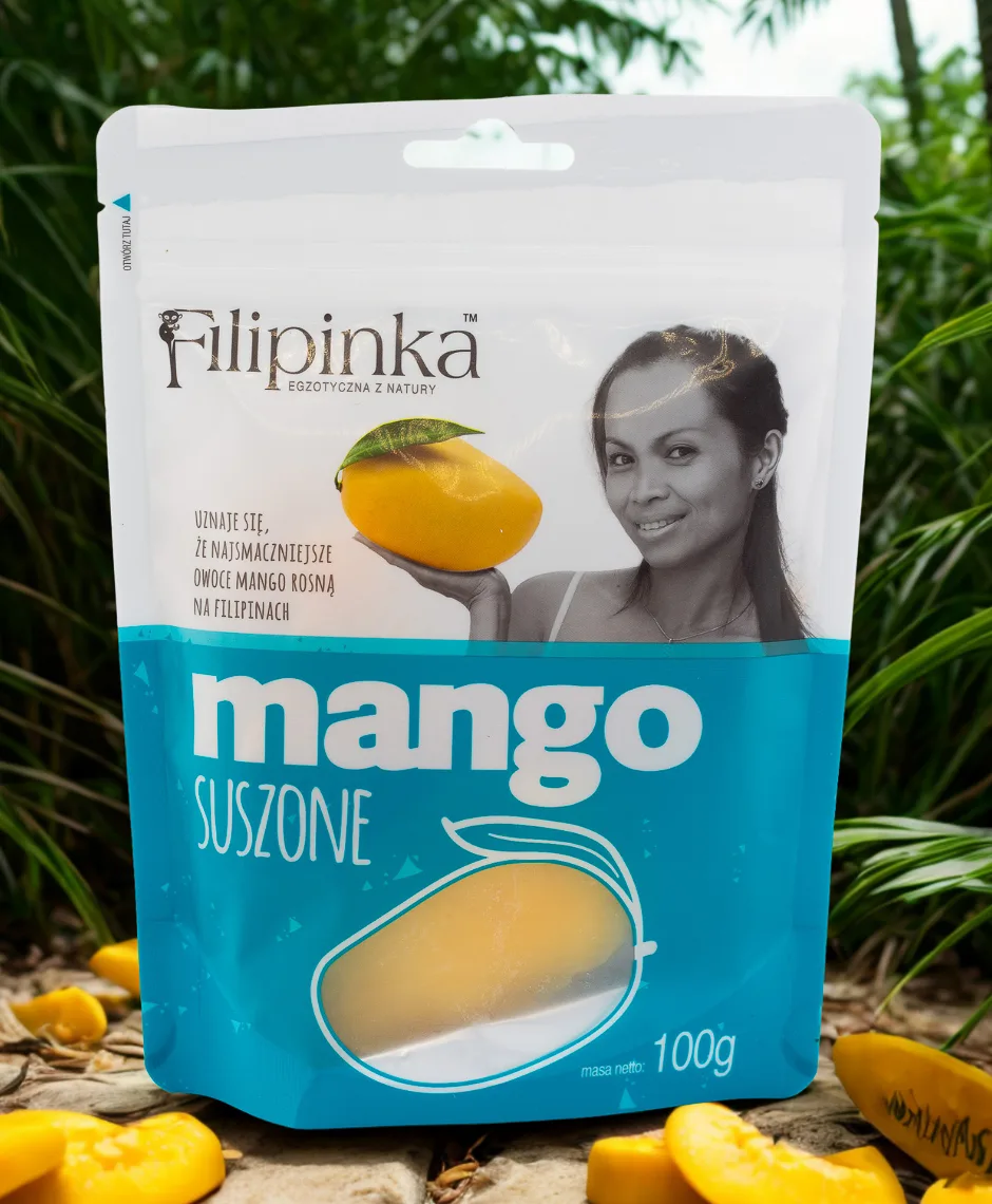Filipinka Mango Suszone 100g tlo.webp