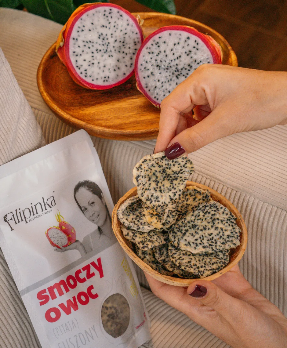 Filipinka Smoczy Owoc (pitaja) Suszony bez cukru 150g (1).webp